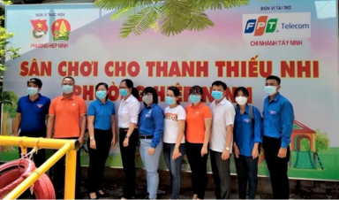 FPT Telecom tài trợ sân chơi thiếu nhi tại Tây Ninh